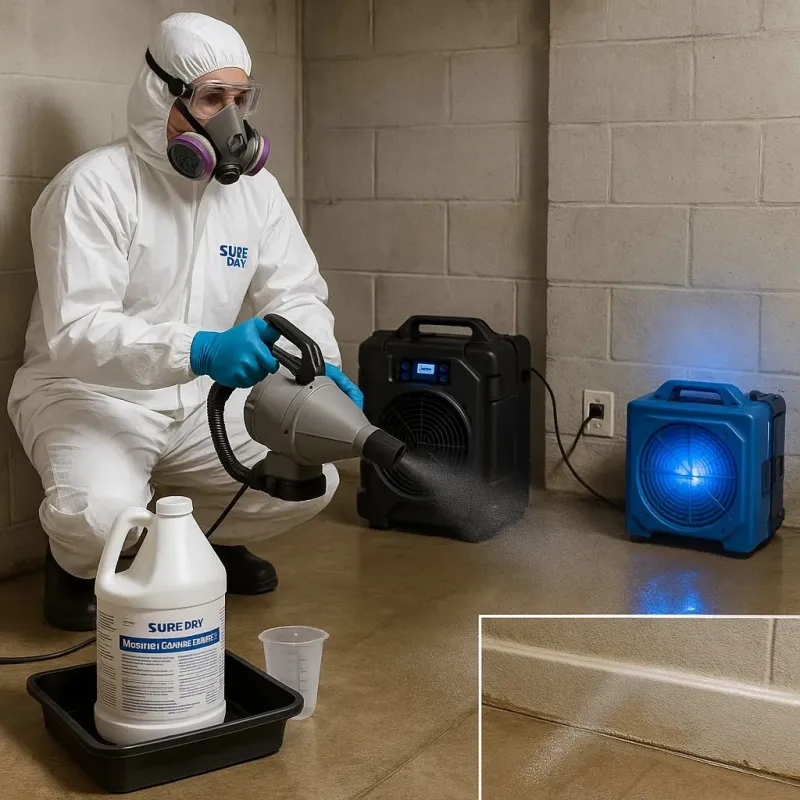 Sanitization and Odor Removal process in Fowler, CA